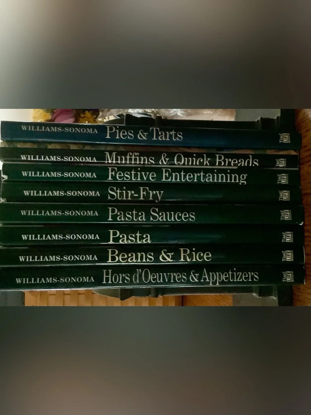 Set of 8 Williams-Sonoma Cookbooks